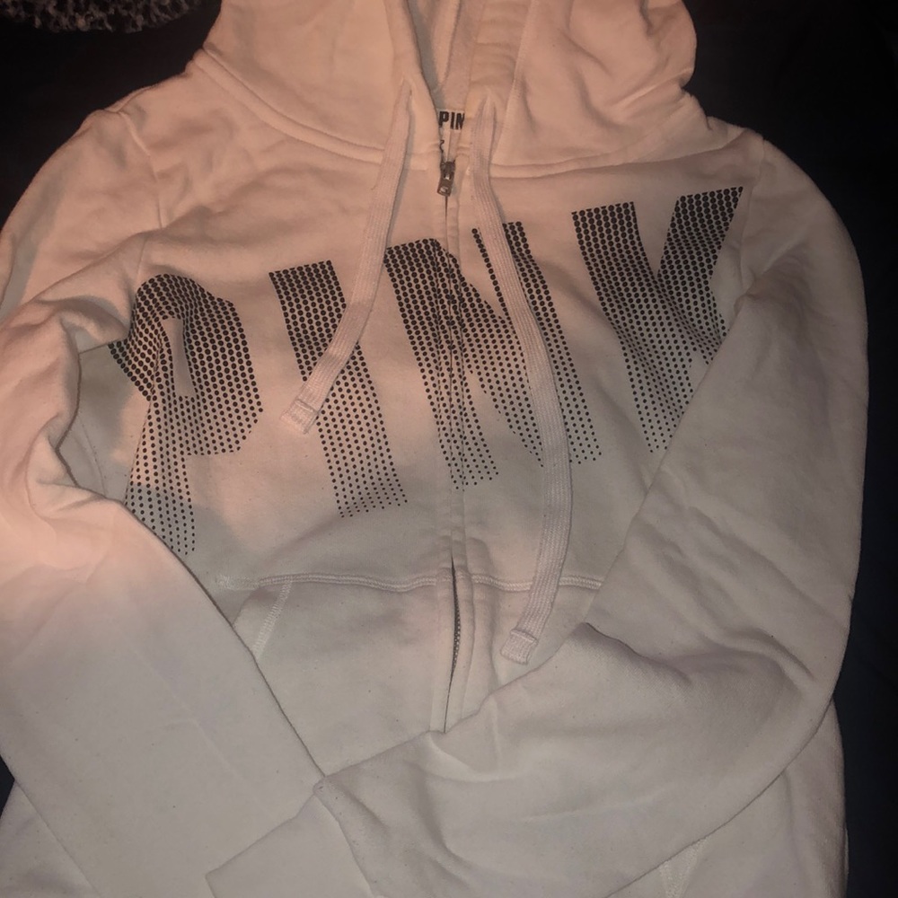Pink zipper sweater